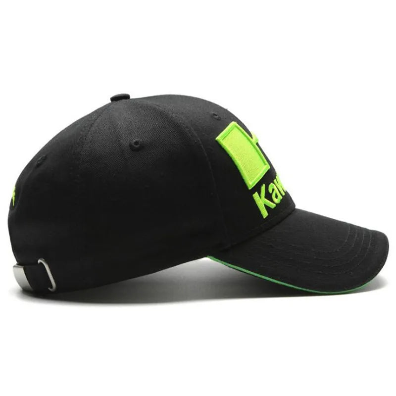 Kawasaki Racing Black Baseball Cap