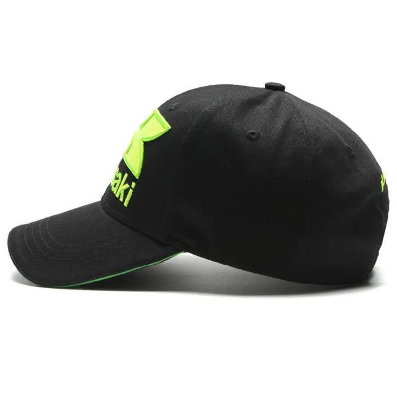 Kawasaki Racing Black Baseball Cap