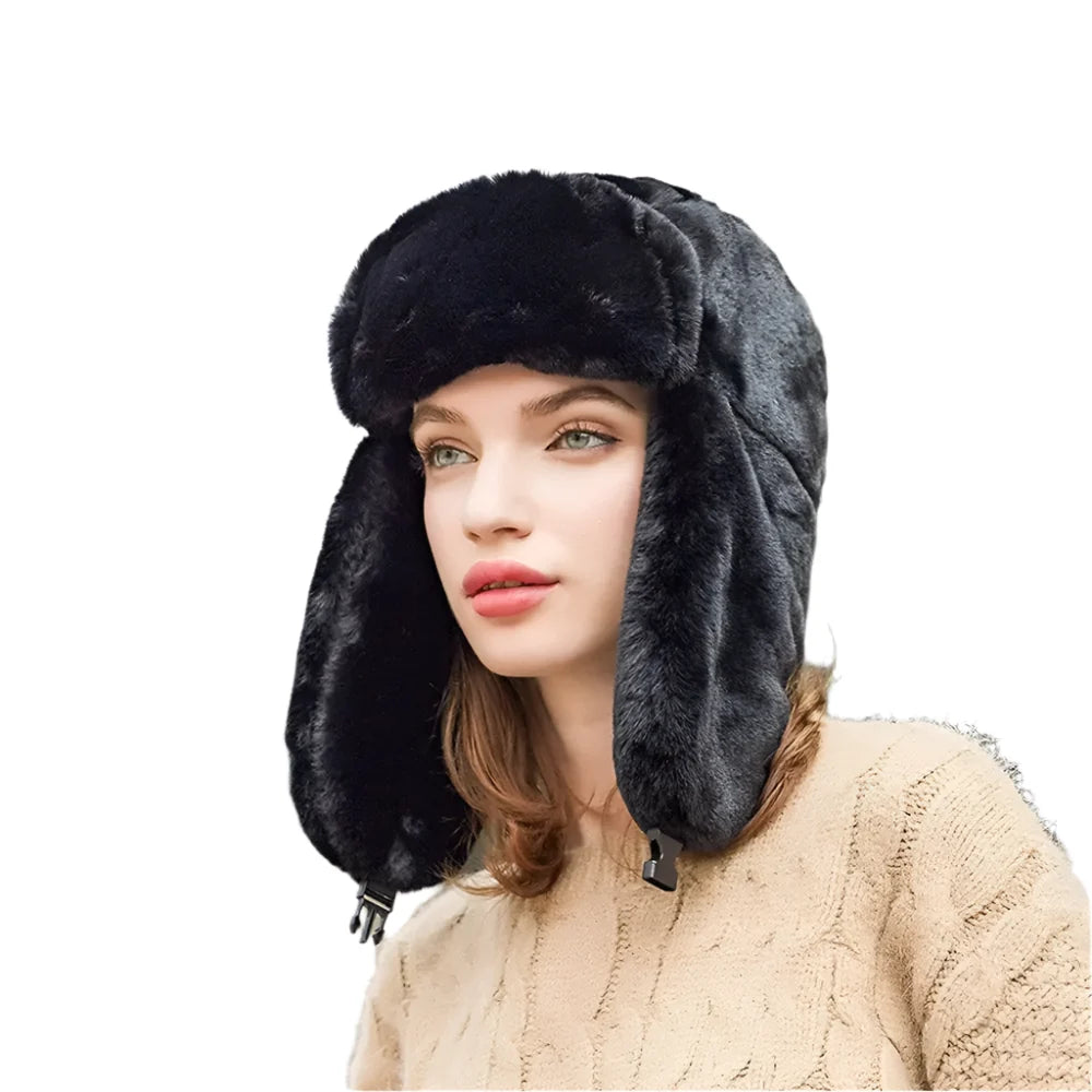 Kazan Thick Plush Bomber Hat