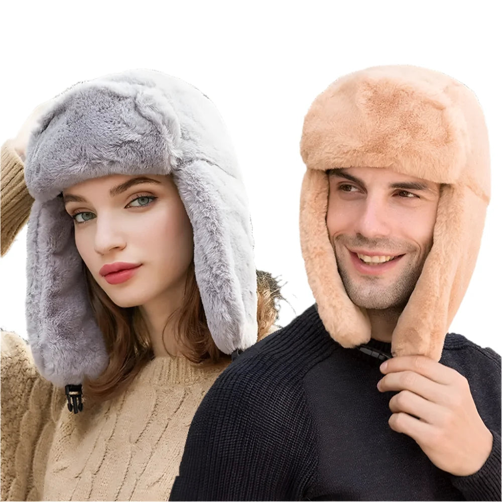 Kazan Thick Plush Bomber Hat