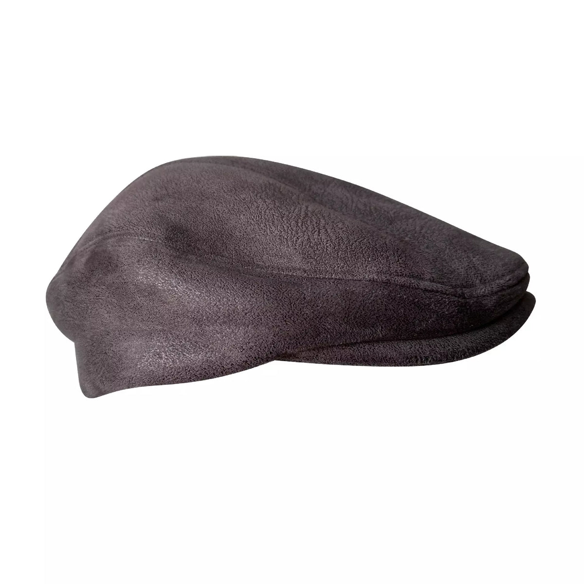Kearney Vintage Coffee Leather Flat Cap