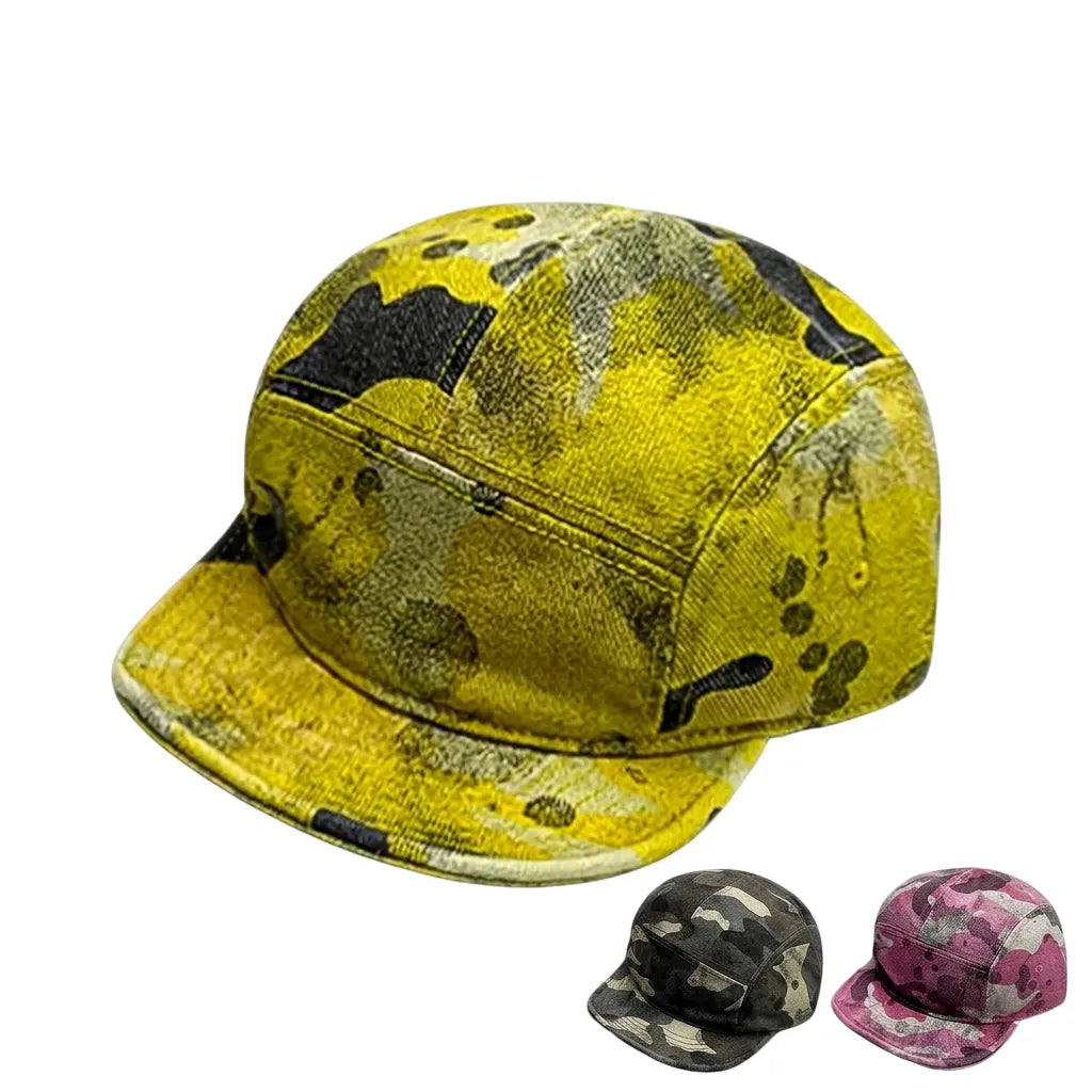 Keeney Short Brim Camouflage 5-Panels Cap