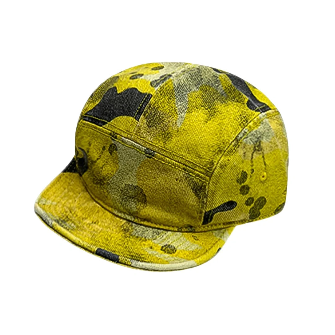 Keeney Short Brim Camouflage 5-Panels Cap