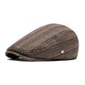 Kennedy Striped Flat Cap