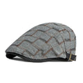 Kerouac Plaid Cotton Flat Cap