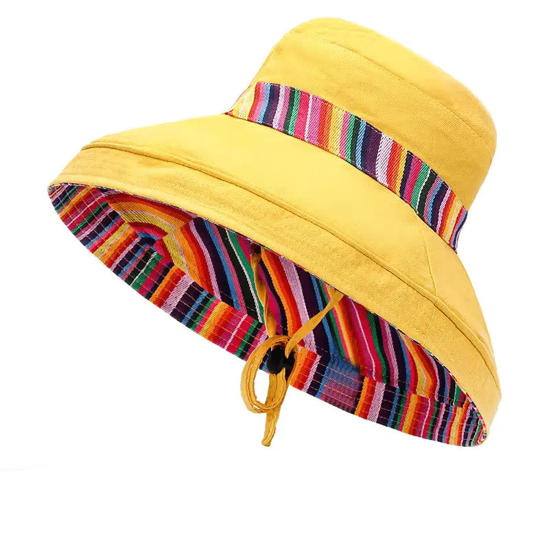 Keruac Multicolor Striped Bucket Hat