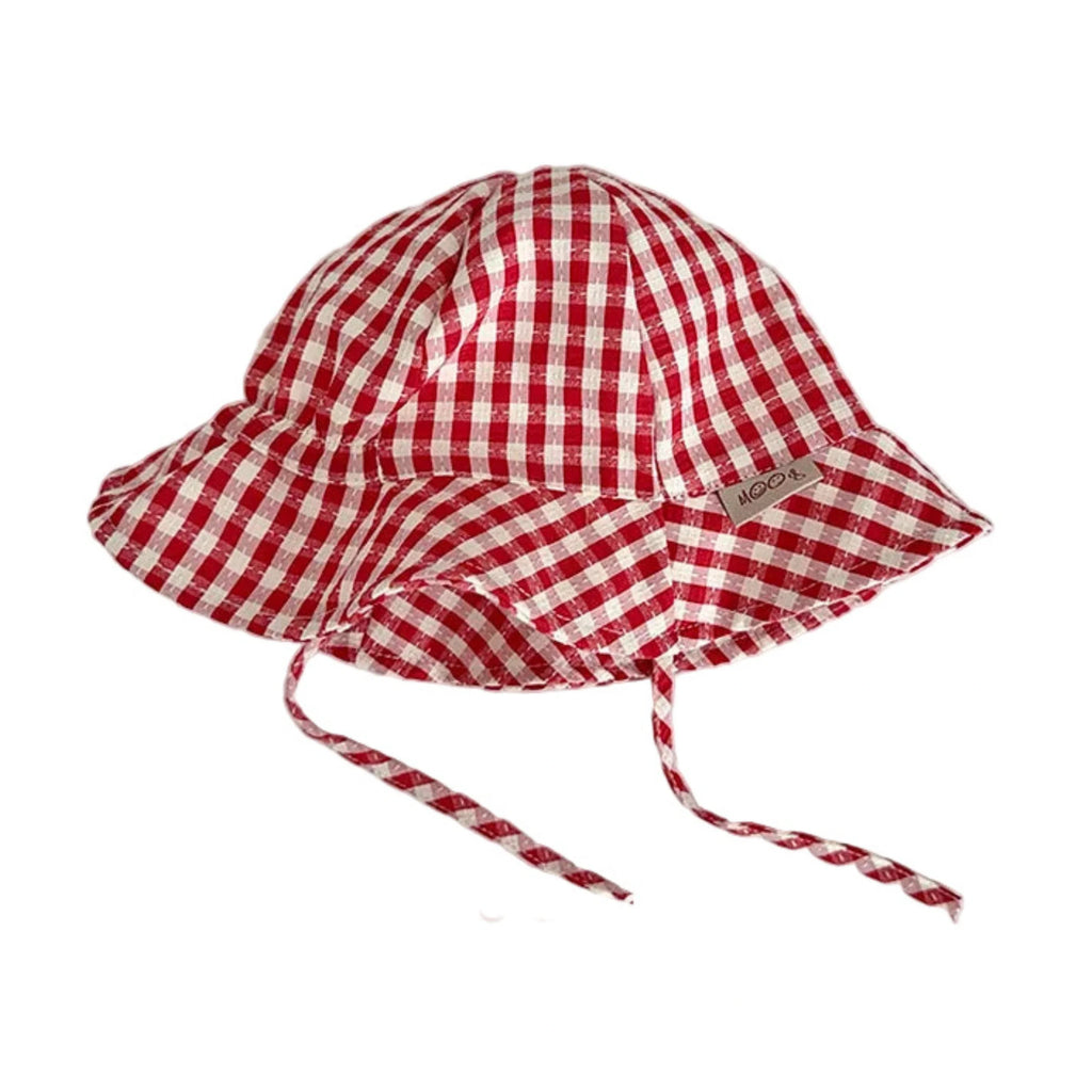Kids Summer Beach Plaid Bucket Hat
