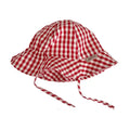 Kids Summer Beach Plaid Bucket Hat