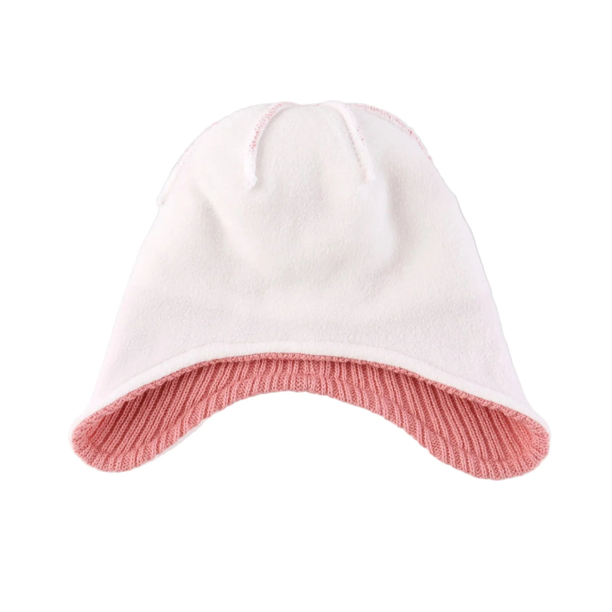Kids Winter Dotted Earflaps Pom-Pom Beanie