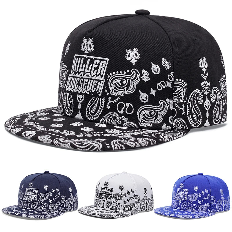 Killer 5/7 Cashew Flowers Snapback Cap
