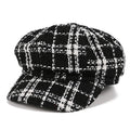 Kirby Women Plaid Cotton Newsboy Cap