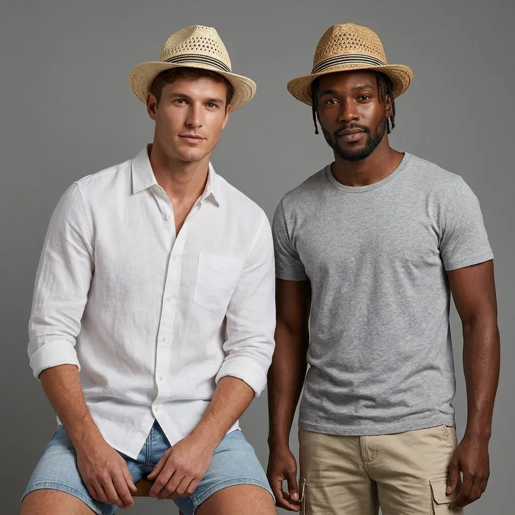 Kirk Summer Straw Trilby Hat