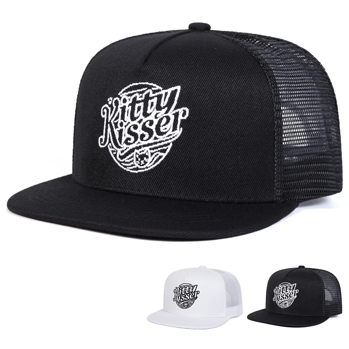 Kitty Kisser Trucker Snapback Cap