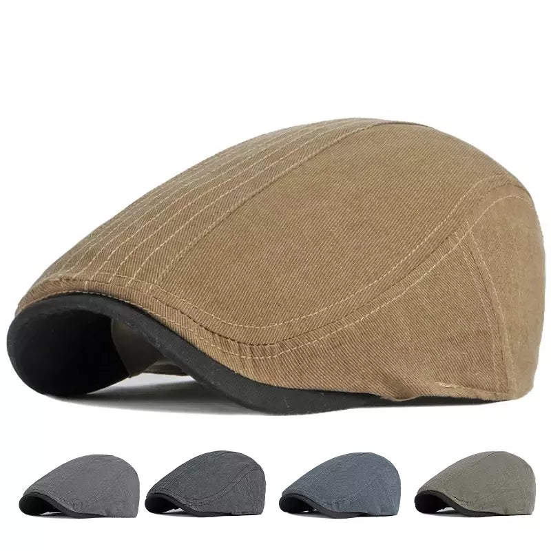 Kunems Cotton Flat Cap