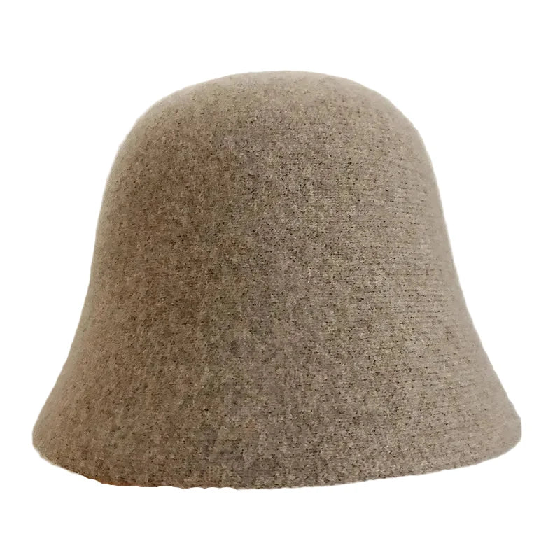 Reboux Women Retro Wool Cloche Hat