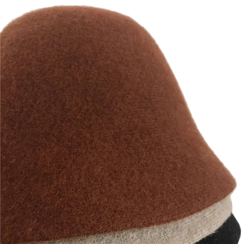 Reboux Women Retro Wool Cloche Hat