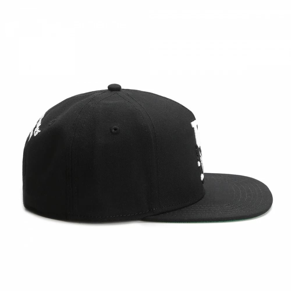 LA Crimes Black Snapback Cap
