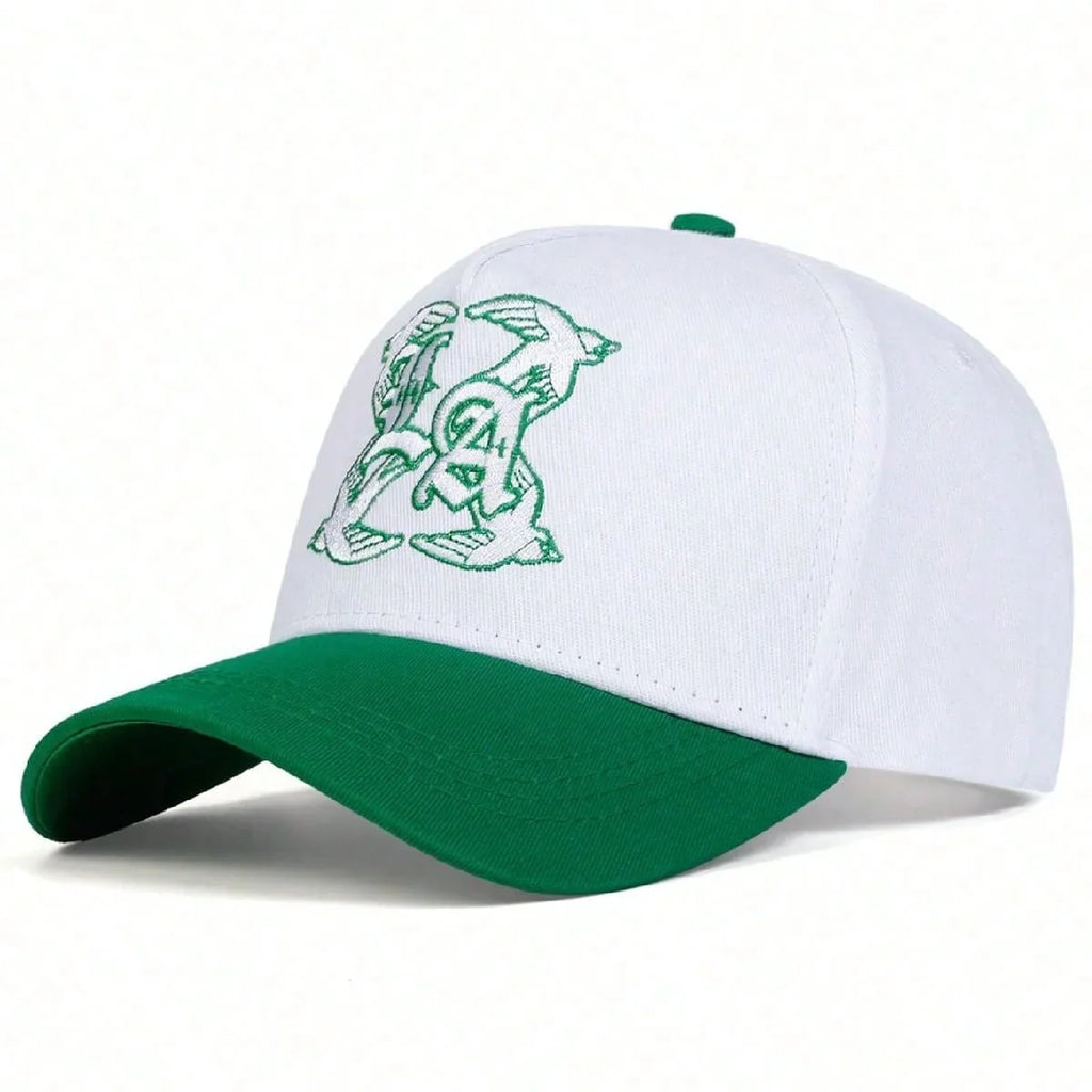 LA x Four Swallows White & Green Baseball Cap