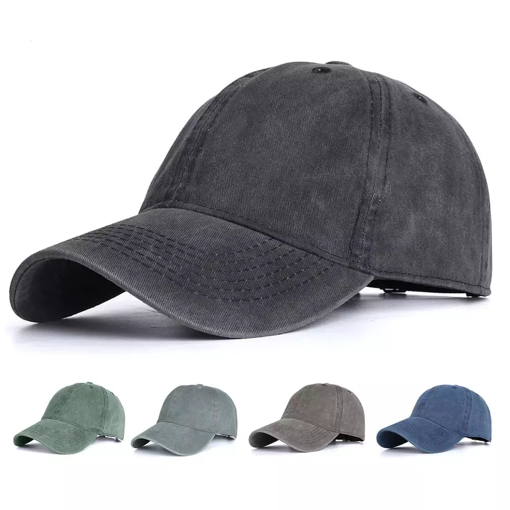 LT Plain Washed Cotton Baseball Cap