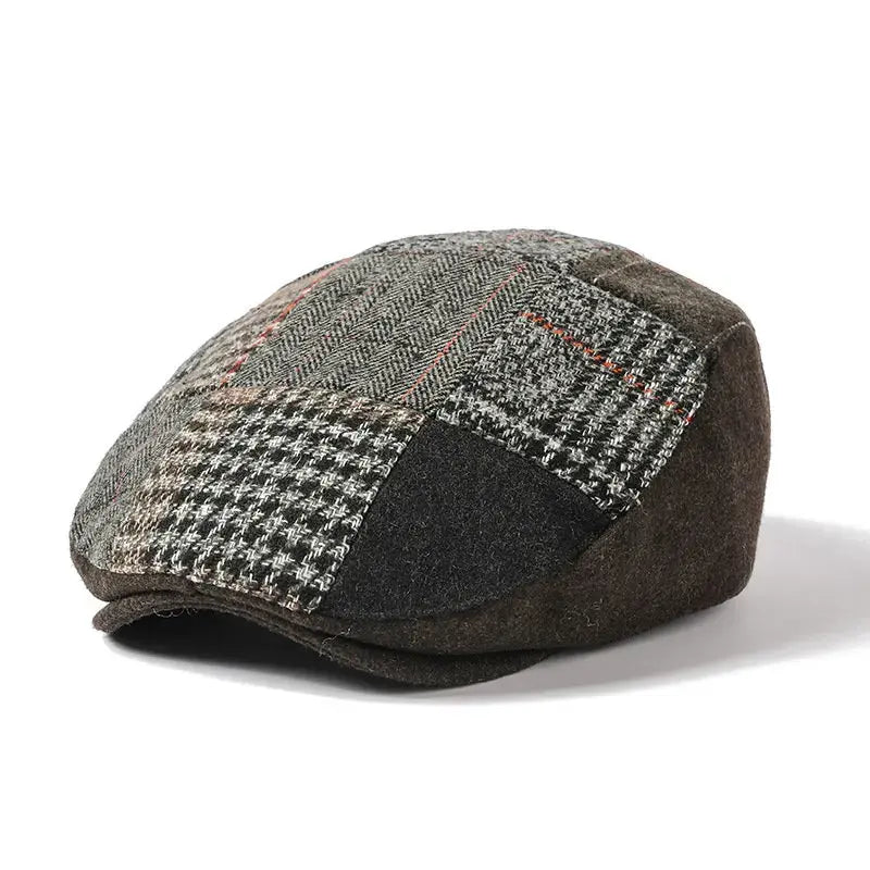 Lancashire Patchwork Flat Cap