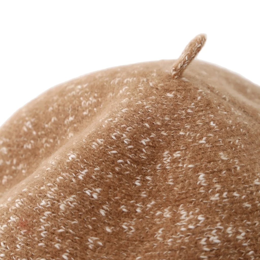 Laurent Women Worn Wool Beret