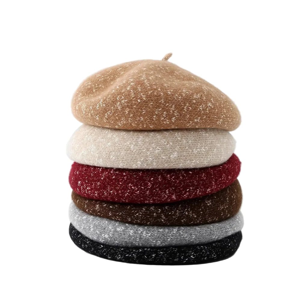 Laurent Women Worn Wool Beret