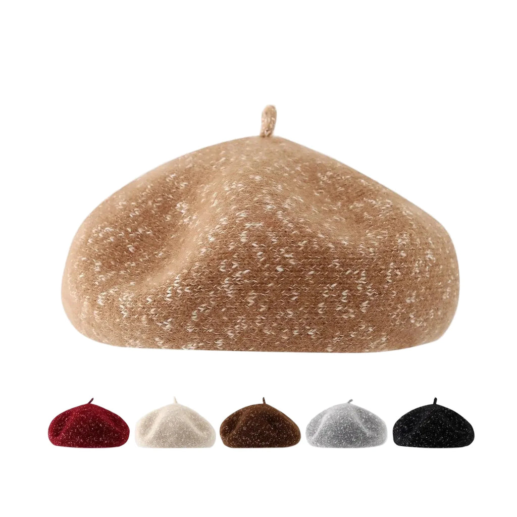 Laurent Women Worn Wool Beret