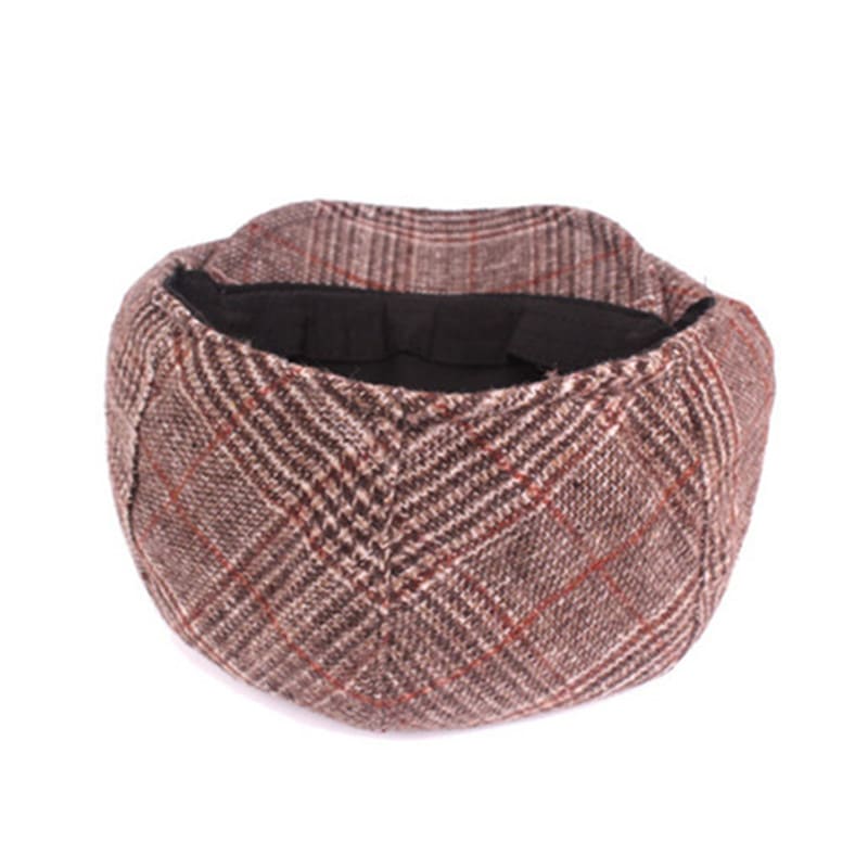 Lausanne Tartan Cotton Flat Cap