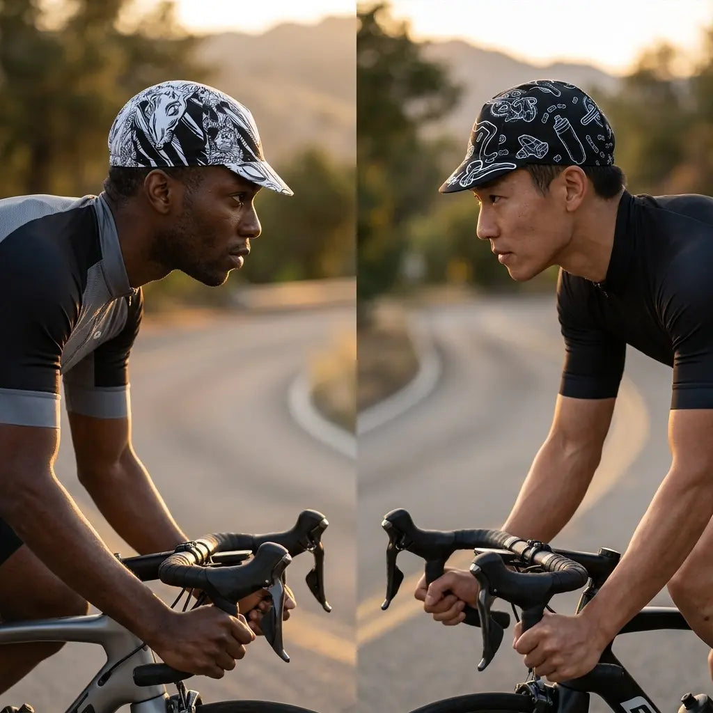 Le Tour Retro Breathable Elastic Cycling Cap