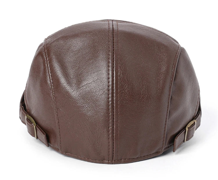Lead The World 1985 Leather Duckbill Cap