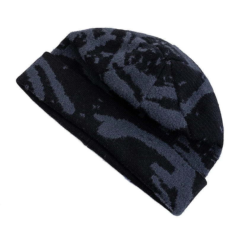 Leith Winter Camouflage Knitted Beanie