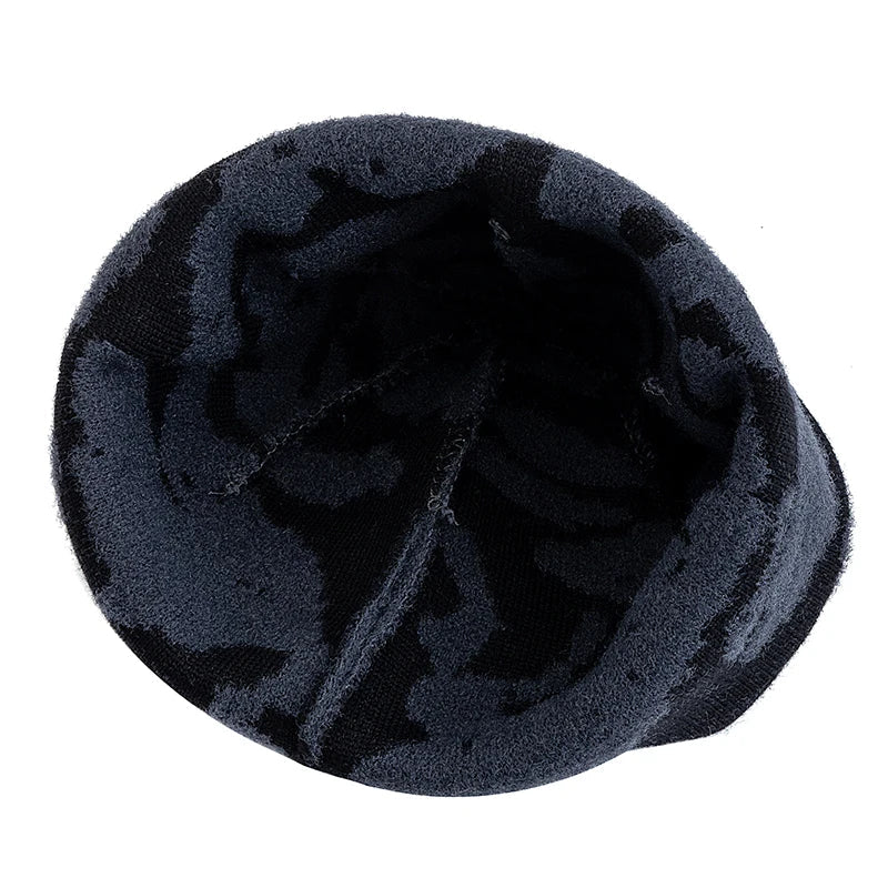 Leith Winter Camouflage Knitted Beanie