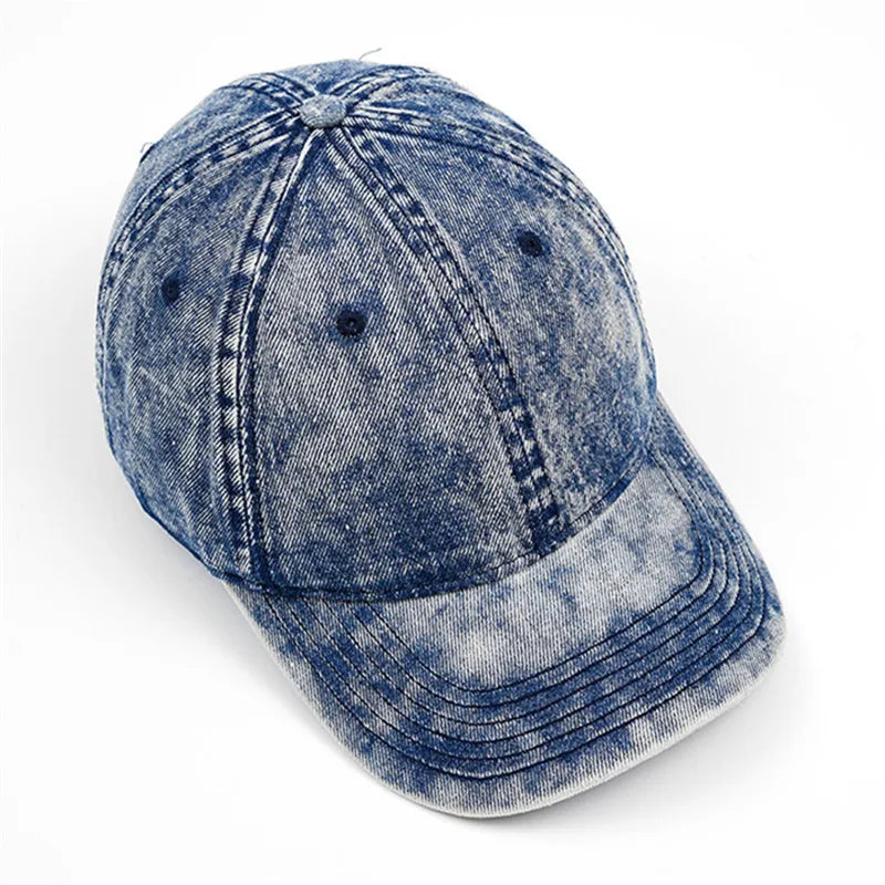 Lewis Degraded Denim Baseball Cap