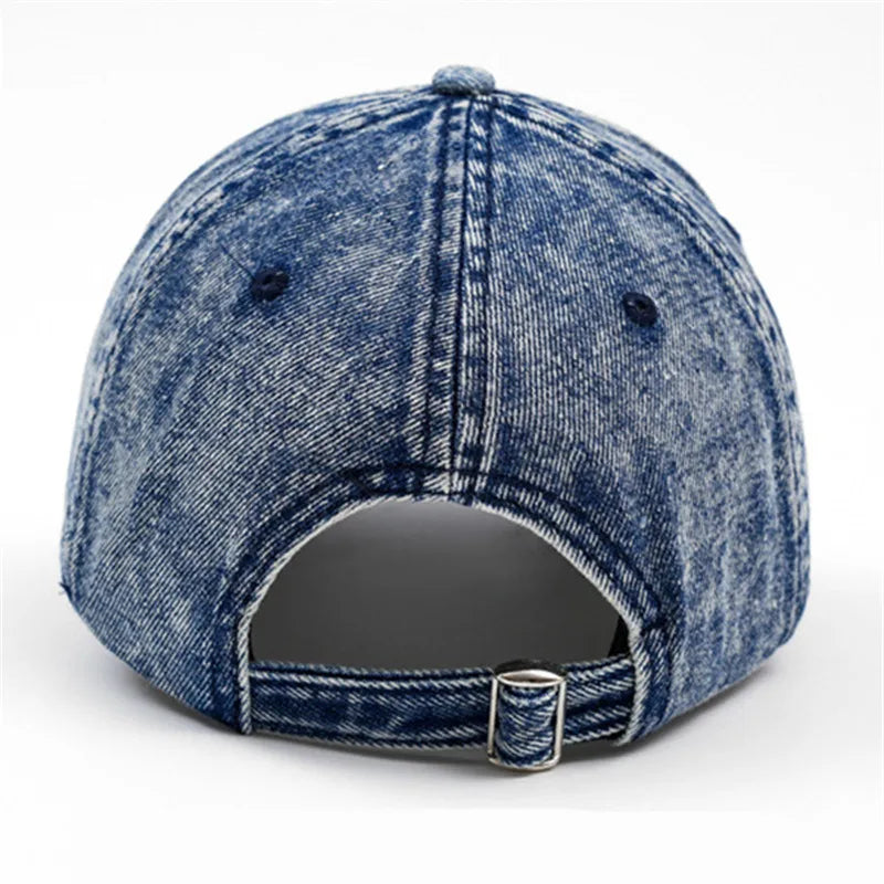 Lewis Degraded Denim Baseball Cap