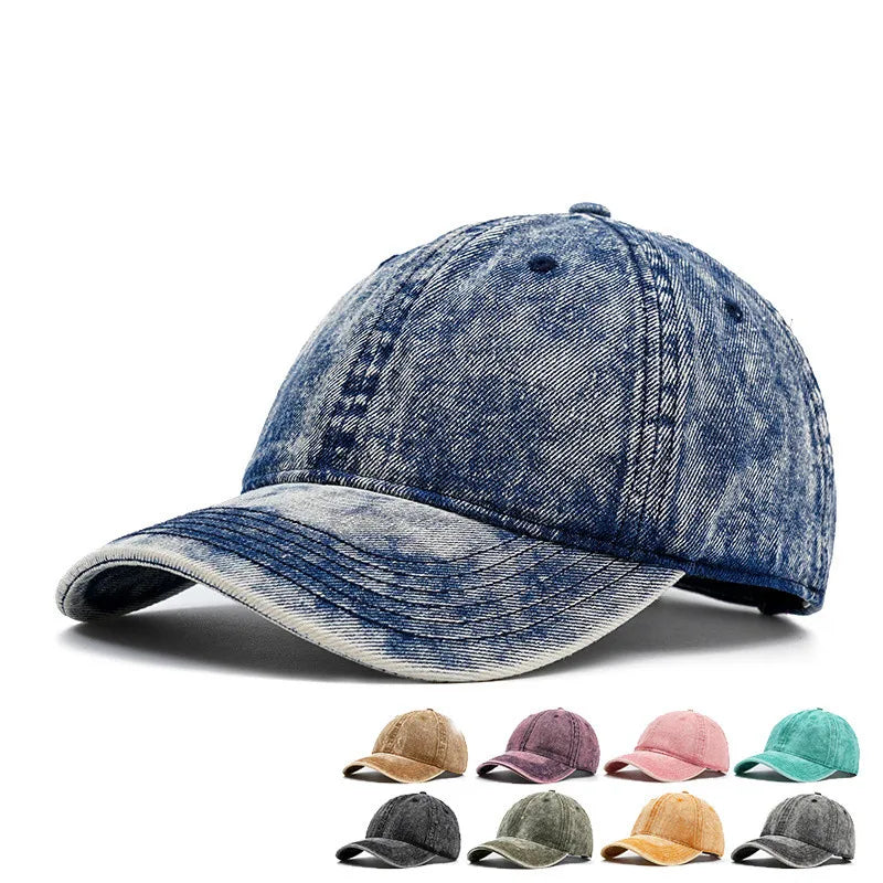 Lewis Degraded Denim Baseball Cap