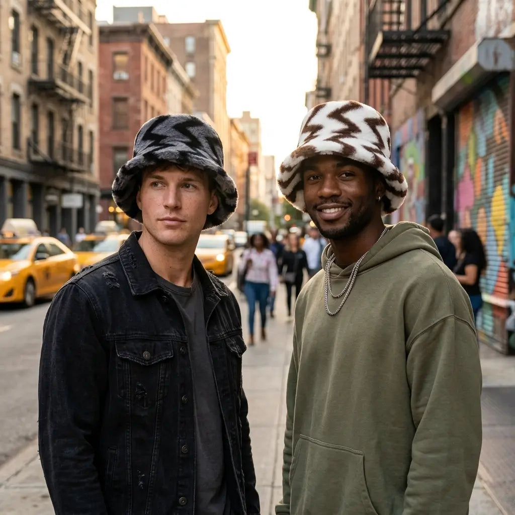 Lightnings Winter Fur Bucket Hat