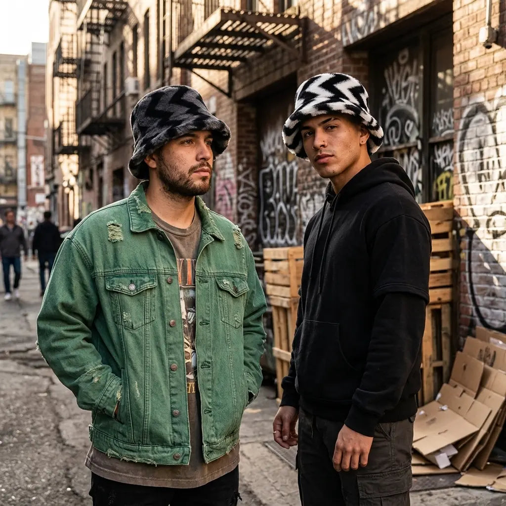 Lightnings Winter Fur Bucket Hat