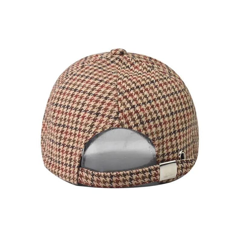 Lincoln Houndstooth Baseball Cap
