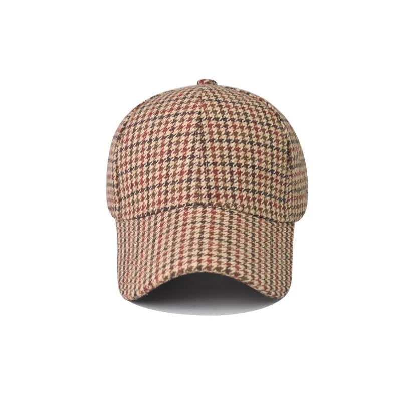Lincoln Houndstooth Baseball Cap