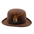 Linegard Retro Feathers Bowler Hat