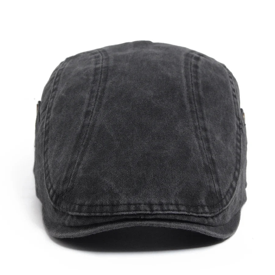 Liverpool Double Botton Washed Cotton Flat Cap