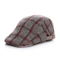Liverpool Kids Plaid Wool Duckbill Flat Cap