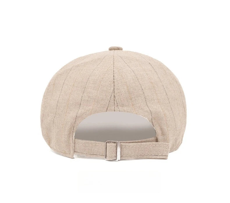 Liverpool Striped 6-Panels Newsboy Cap