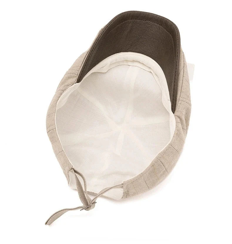 Liverpool Striped 6-Panels Newsboy Cap