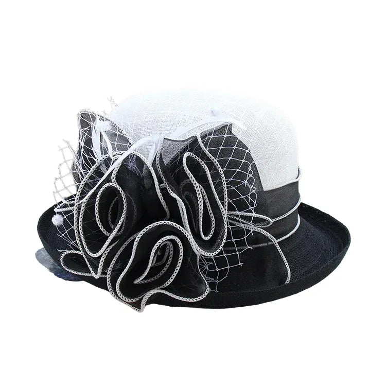 Liverpool Derby Flax Yarn Fascinator