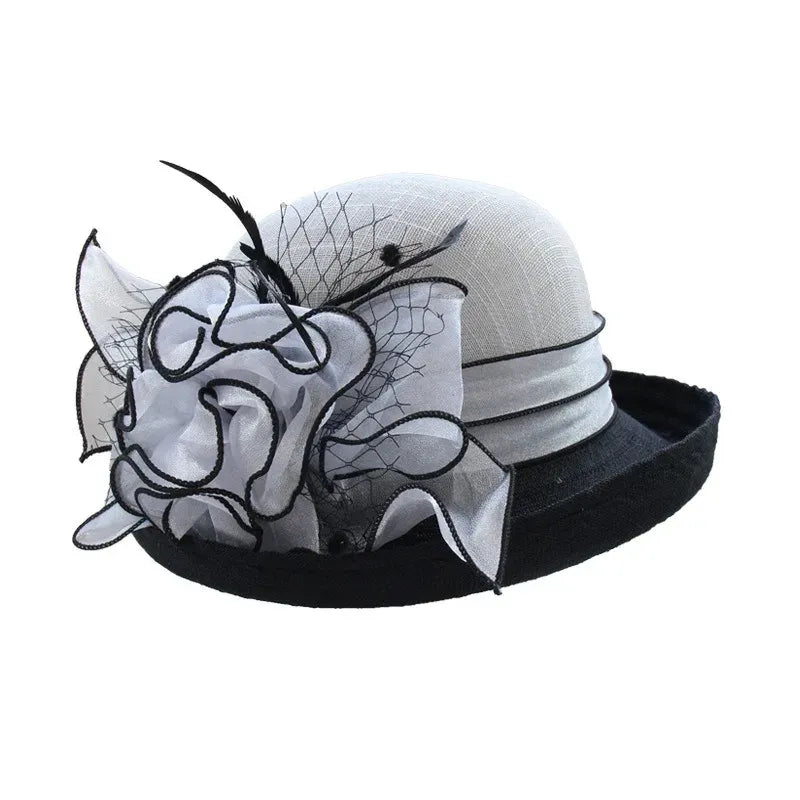 Liverpool Derby Flax Yarn Fascinator