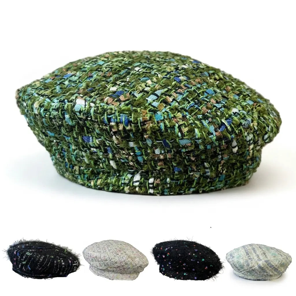 Livorno Women Knitted Wool Beret