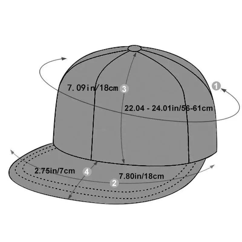 Long Stan AC Embroidered Snapback Cap