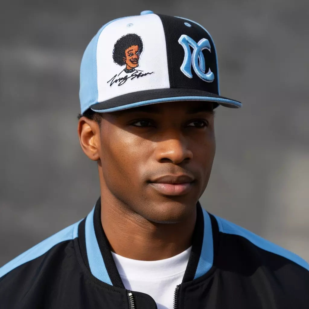 Long Stan AC Embroidered Snapback Cap