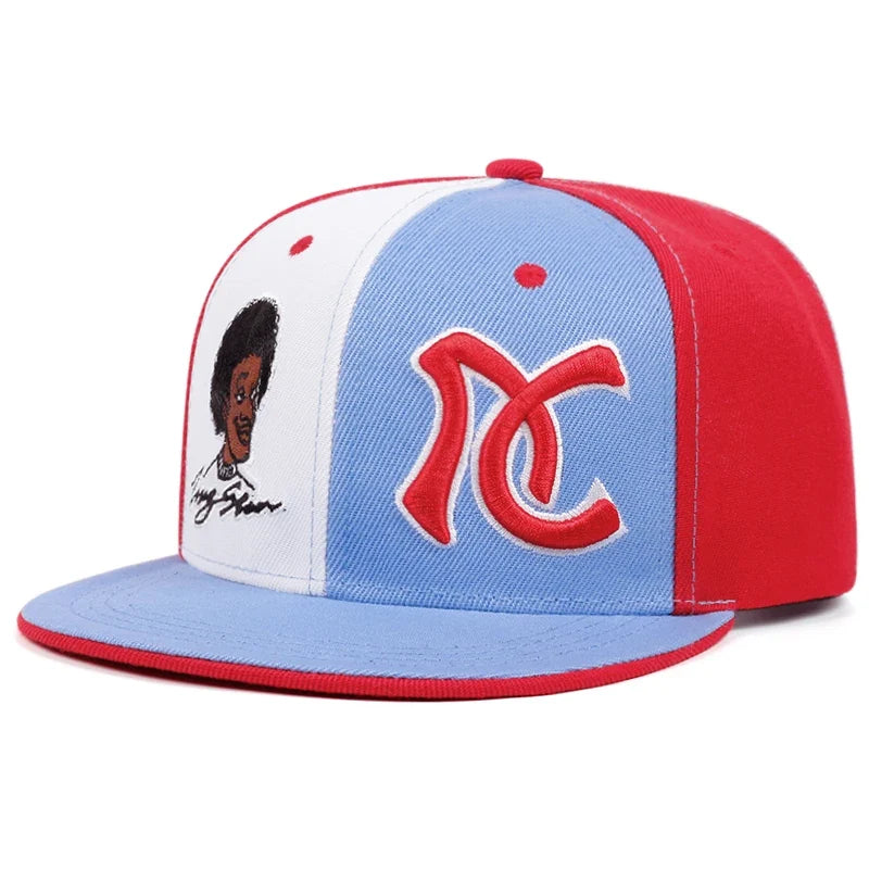 Long Stan AC Embroidered Snapback Cap
